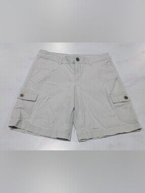 Eddie Bauer Light Gray Cargo Shorts